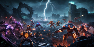 Shattered Strongholds: A Battle for Faction Supremacy on the Wild Digital Frontier