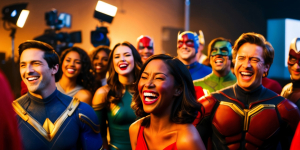 When Heroes Laugh: Unmasking the Unscripted Moments on Set